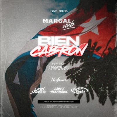SÁBADO 30.5 / MARGAL X BALI