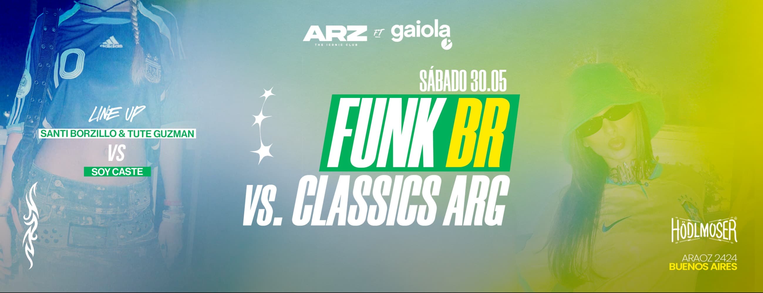 FUNK BR VS CLASSICS ARG x ARZ 🇦🇷 SÁB 30.05