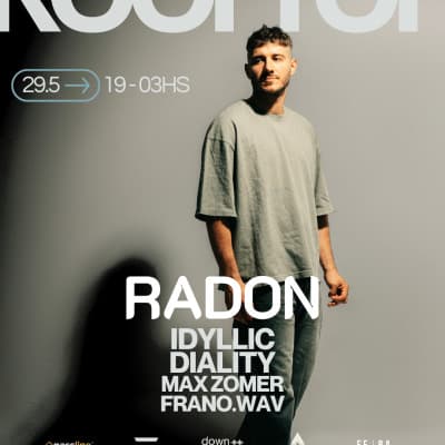 Downtempo Rooftop pres. Radon, Viernes 29 de Mayo