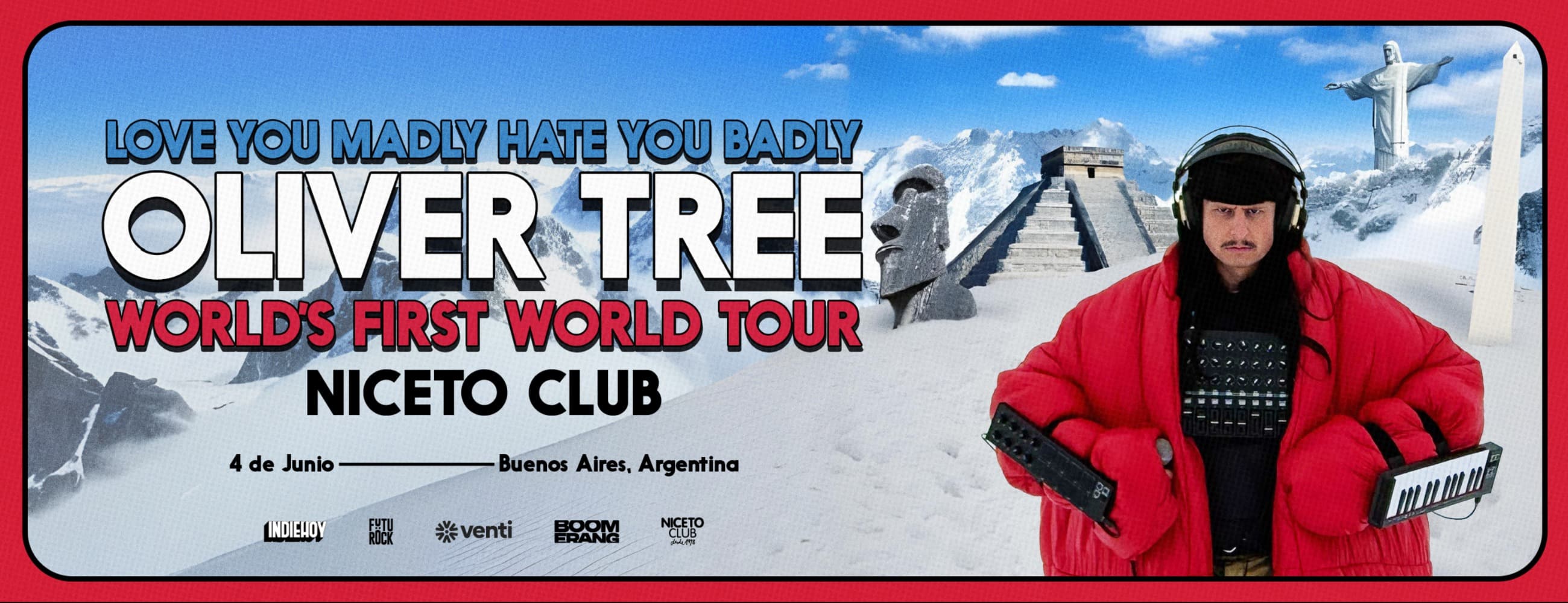 Oliver Tree en Niceto Club