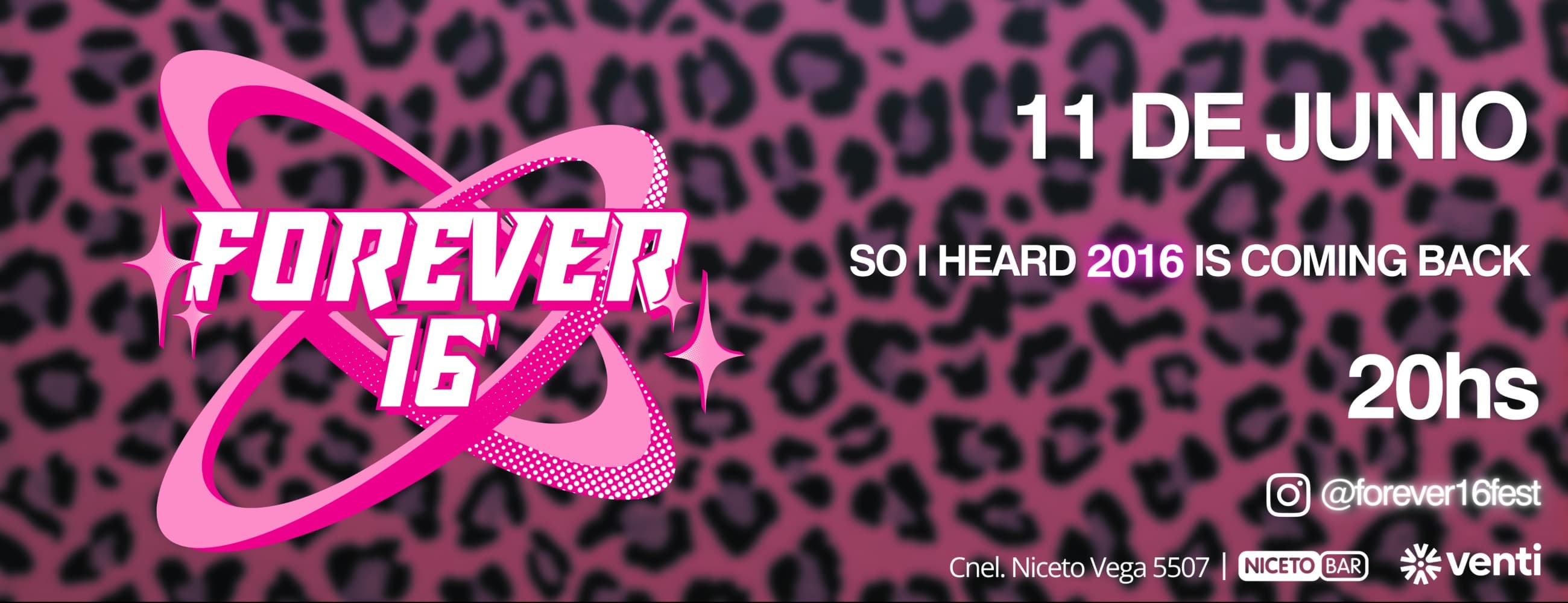 Forever 16´ en Niceto Bar